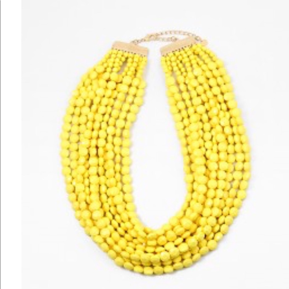 Women Yellow Necklace